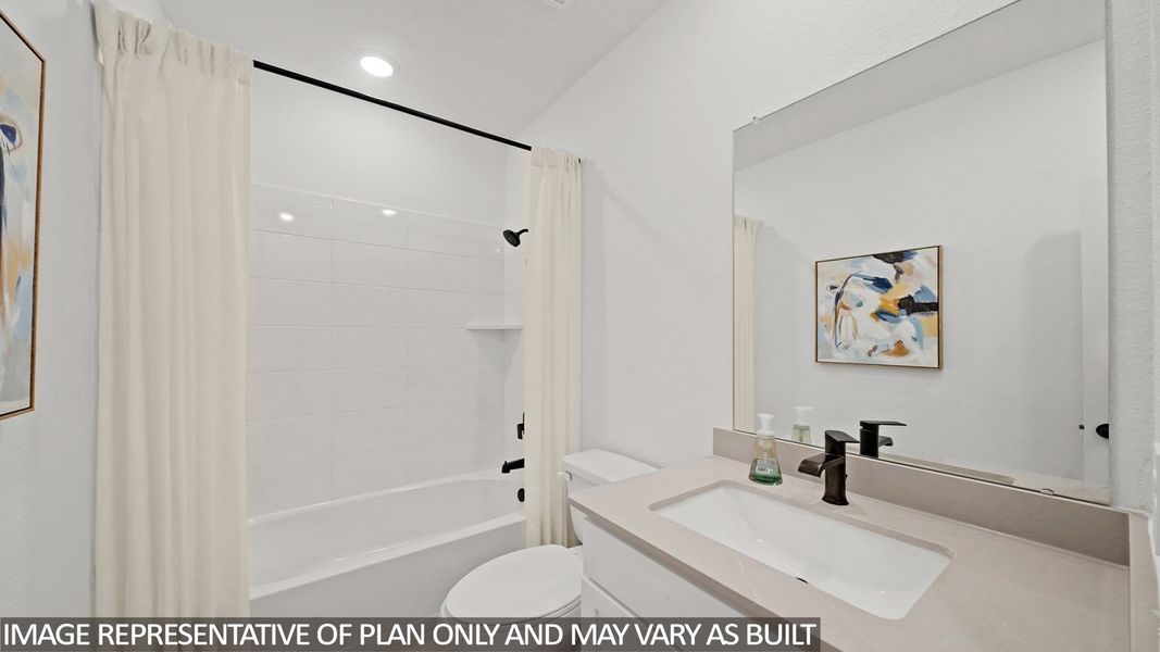 Furnished interior view inside a new home in Sunterra Lakes, Brookshire (Image 5).