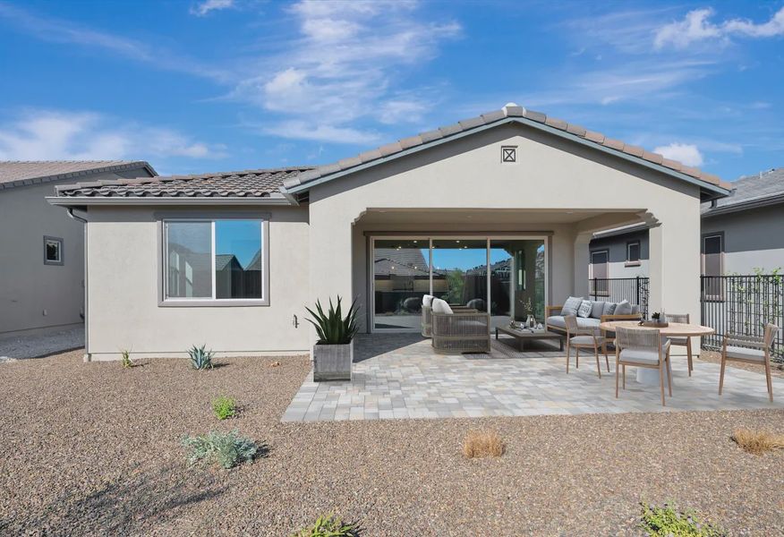 Virtually Staged Trilogy Ridgecrest Dream HS 131 Covered Patio - 6 of 19