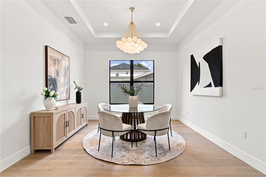 Furnished interior view inside a new home in , Tampa (Image 53).