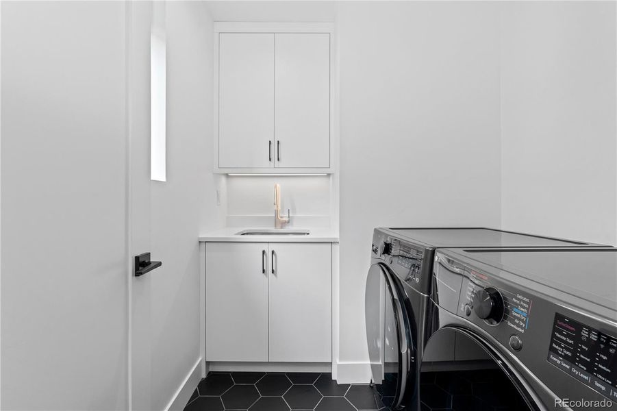 Furnished interior view inside a new home in , Denver (Image 30).