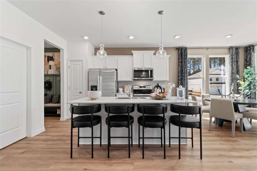 Furnished interior view inside a new home in Diamante, Stockbridge (Image 18).