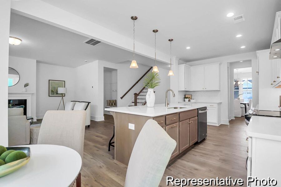 Furnished interior view inside a new home in , Ravenel (Image 14).