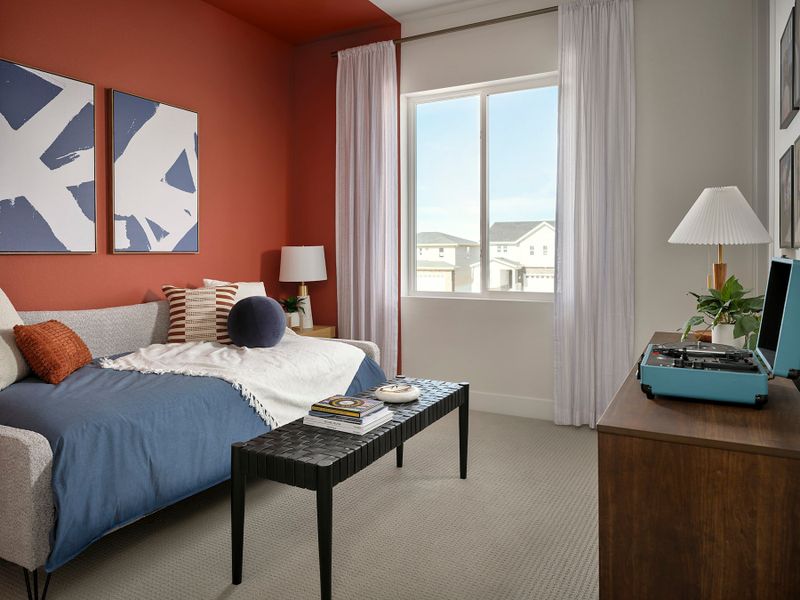 Representative furnished interior of a home built from the 2803 by Tri Pointe Homes in Painted Prairie, Aurora (Image 30).