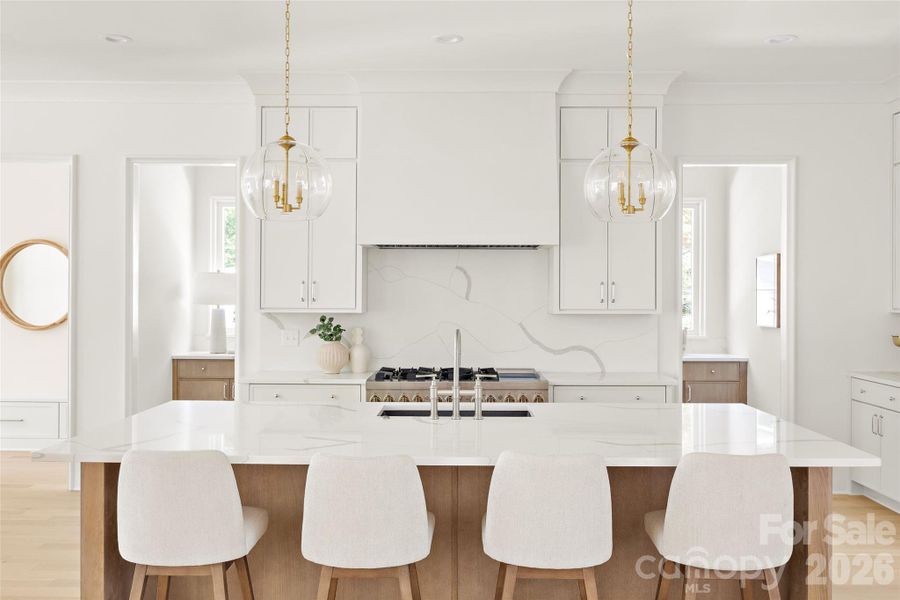 Furnished interior view inside a new home in , Charlotte (Image 12).