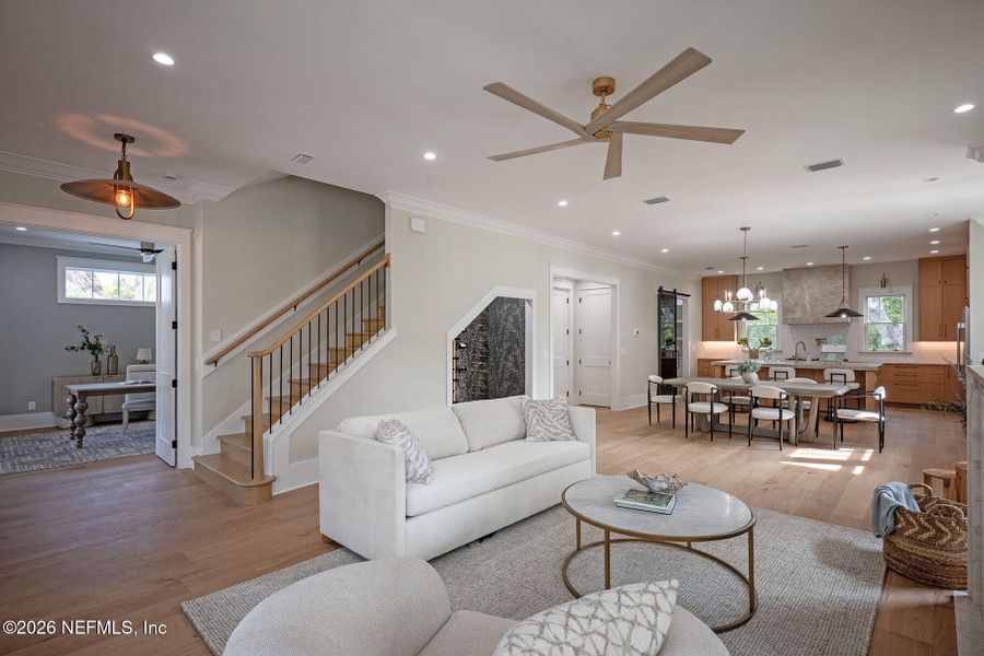 Furnished interior view inside a new home in , Jacksonville (Image 74).