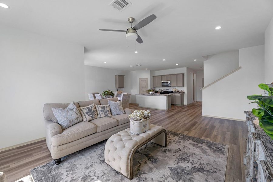 Furnished interior view inside a new home in Springwood, Beaumont (Image 16).