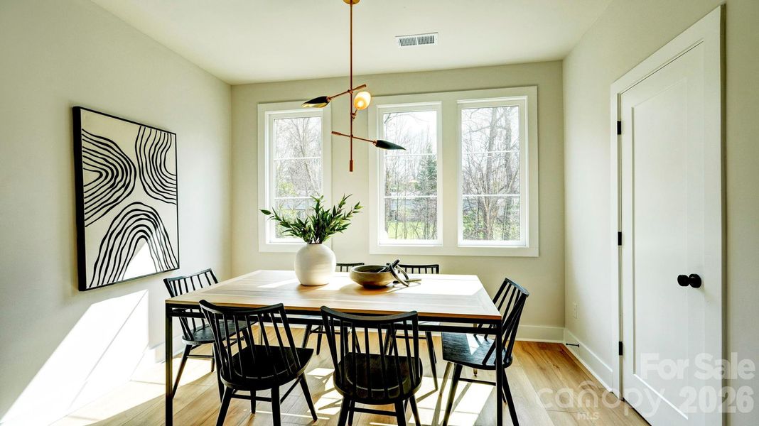 Furnished interior view inside a new home in , Charlotte (Image 25).