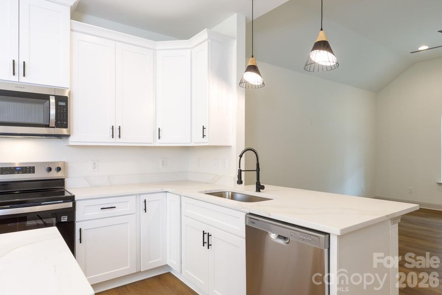 Furnished interior view inside a new home in , Clover (Image 6).