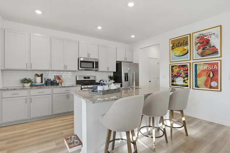 Furnished interior view inside a new home in Longview, Del Valle (Image 6).