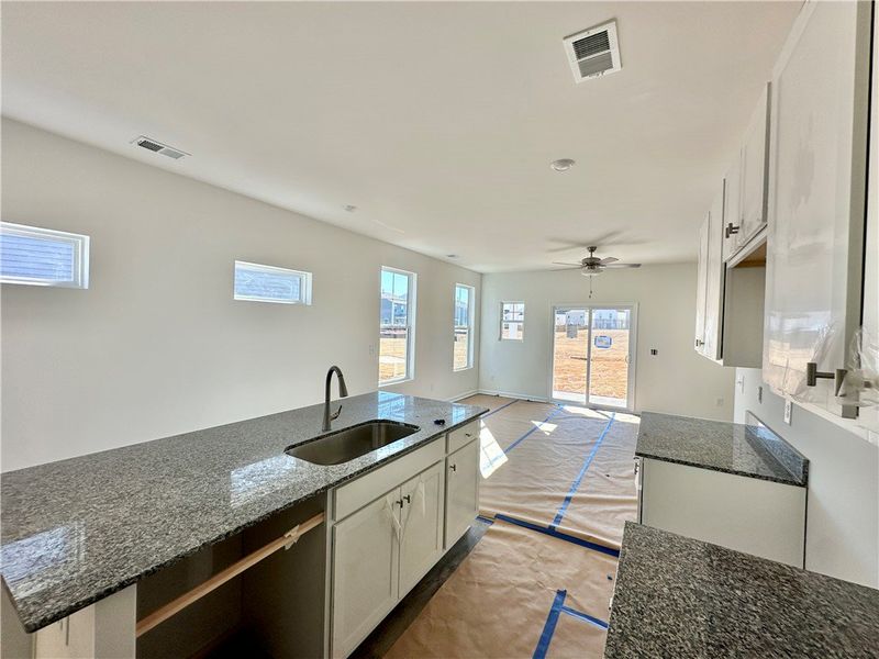 In-progress construction of a new home in Champions Village at Cherry Hill, Pendleton, SC (Image 29).