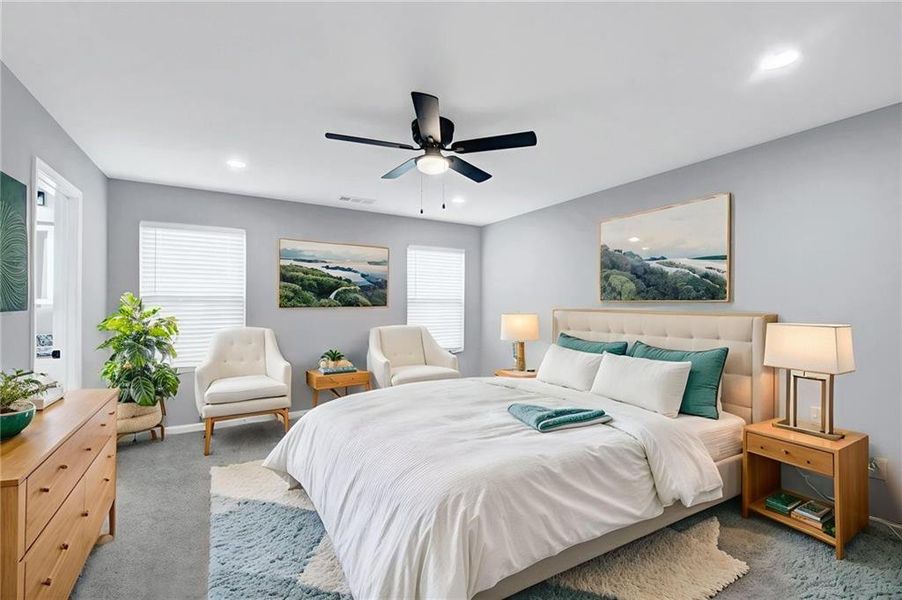 Furnished interior view inside a new home in , Austell (Image 13).