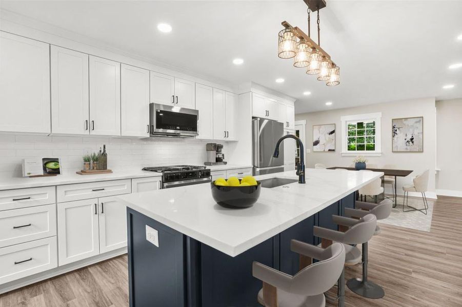 Furnished interior view inside a new home in , Kennesaw (Image 35).