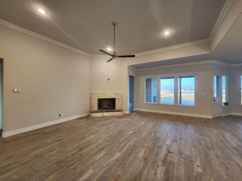 Spacious, unfurnished interior of a new home in Rocky Top, Krum (Image 8). Spacious, unfurnished interior of a new home in Rocky Top, Krum (Image 8).