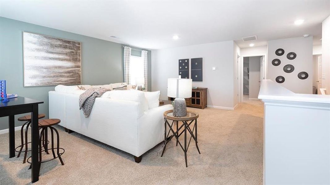 Furnished interior view inside a new home in Twin Lakes, Hoschton (Image 3).