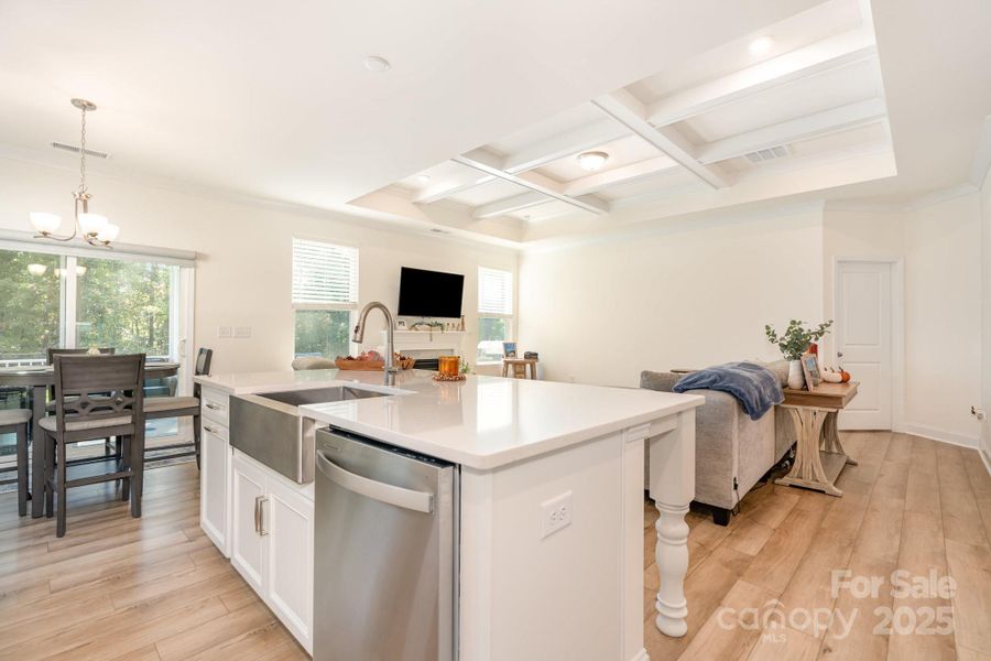 Furnished interior view inside a new home in , Clover (Image 15).