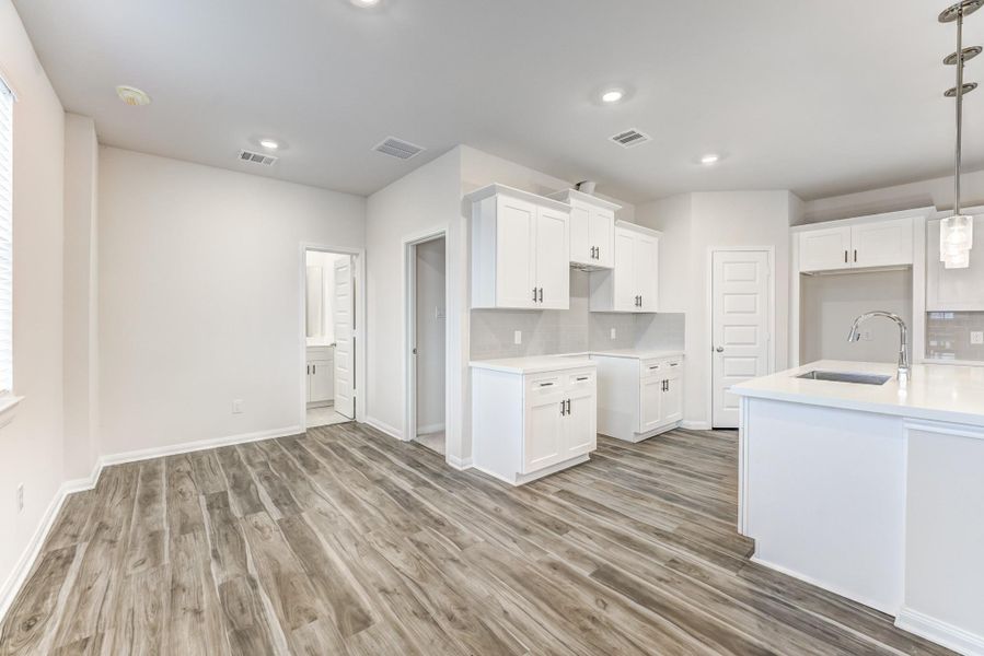Furnished interior view inside a new home in Townsen Landing, Humble (Image 6).