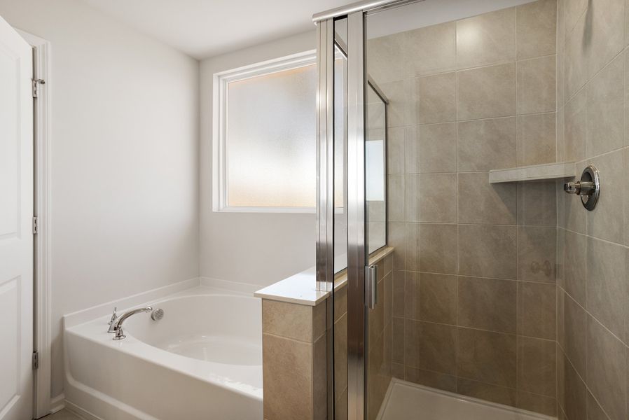 Furnished interior view inside a new home in Cambridge Reserve, Angier (Image 14).