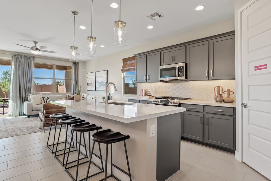 Furnished interior view inside a new home in Artisan at Asante, Surprise (Image 11).