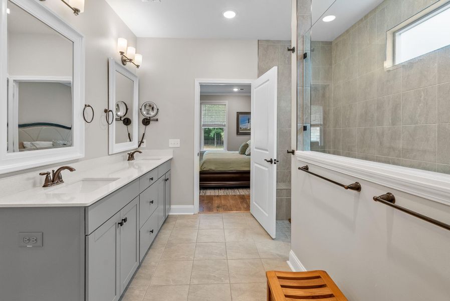 Furnished interior view inside a new home in Sea Island Preserve, Johns Island (Image 35).