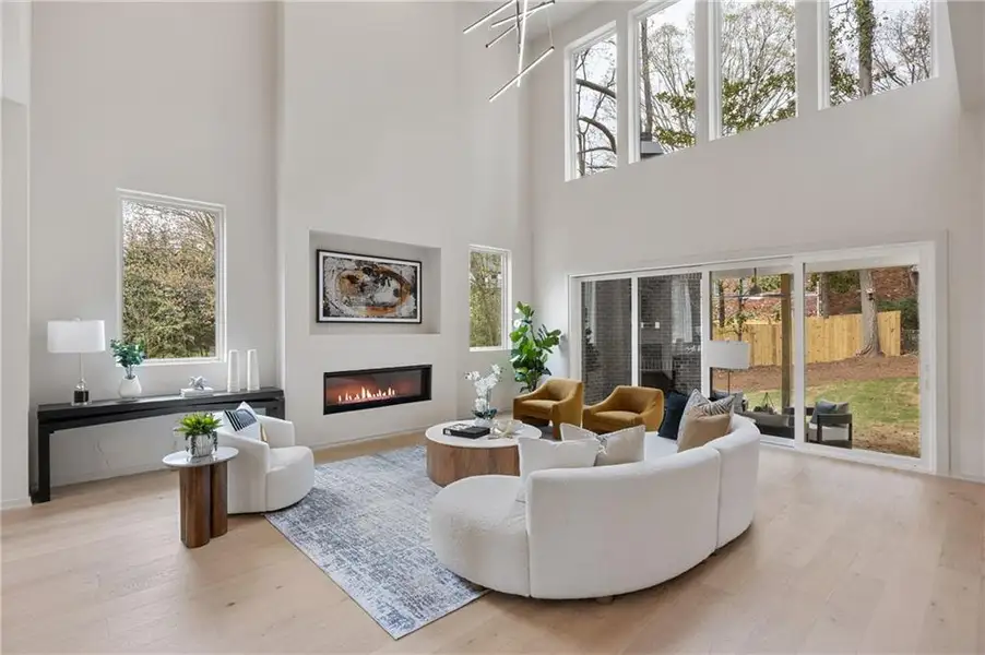 Furnished interior view inside a new home in , Sandy Springs (Image 45).