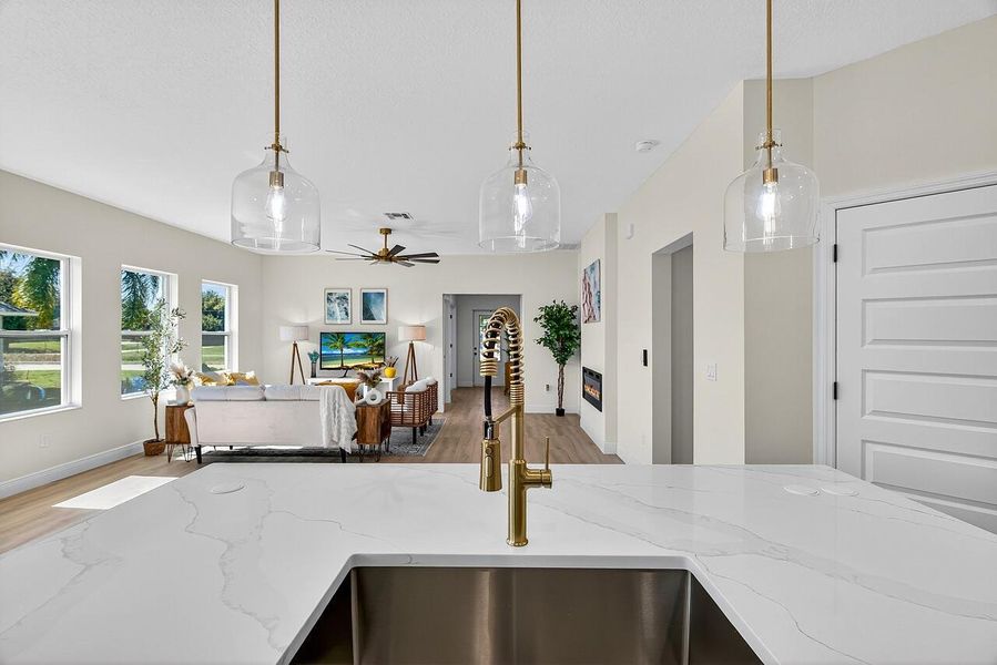 Furnished interior view inside a new home in , Vero Beach (Image 14).