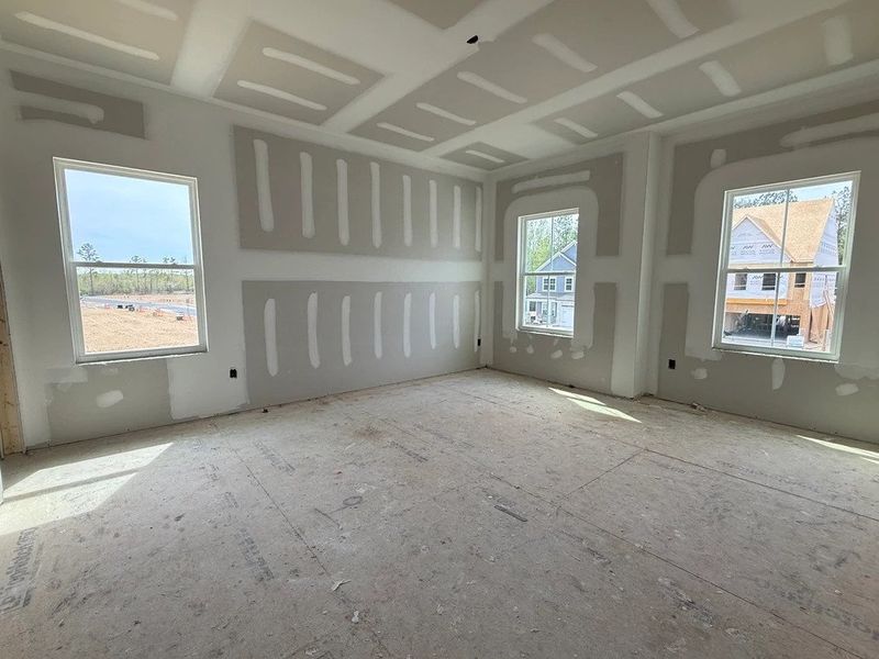 In-progress construction of a new home in The Point, Rolesville, NC (Image 12).