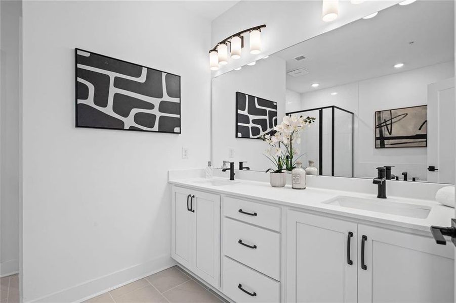 Furnished interior view inside a new home in , Alpharetta (Image 14).