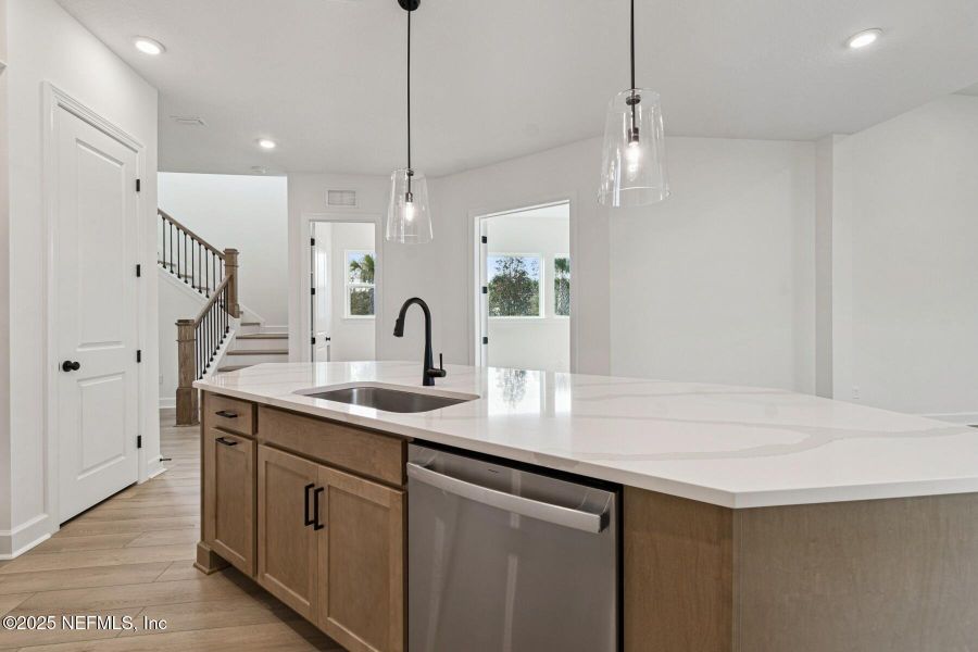 Furnished interior view inside a new home in Crosswinds 40’, Ponte Vedra (Image 6).