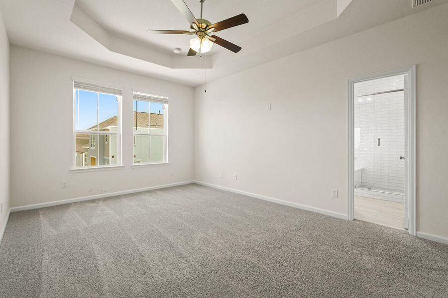 Spacious primary suite (*Photo not of actual home and used for illustration purposes only.)