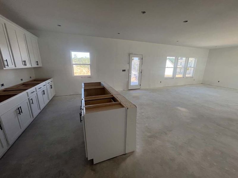 Kitchen Construction Progress