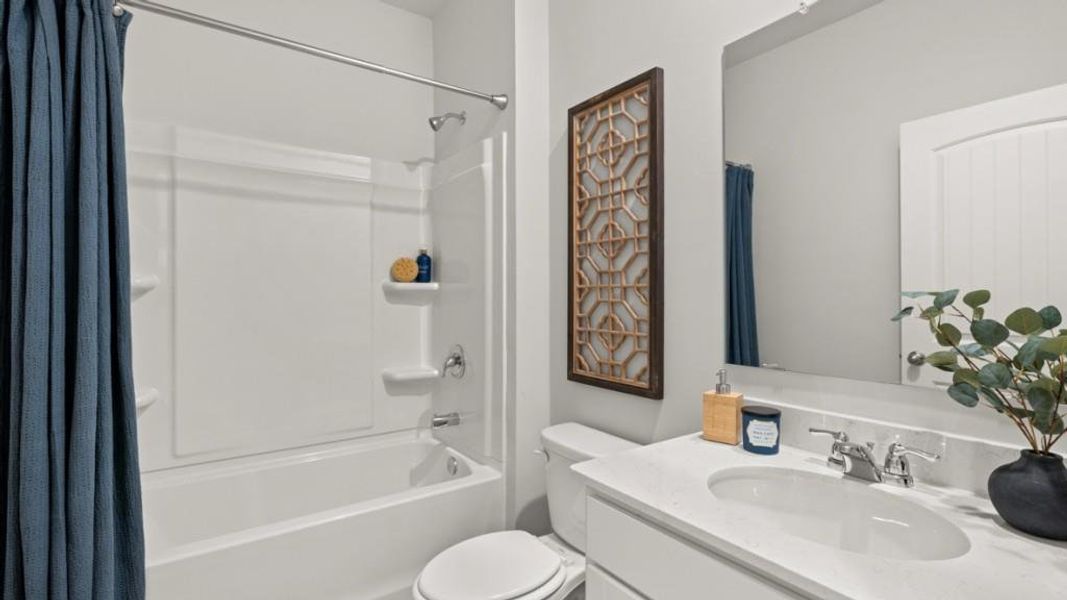 Furnished interior view inside a new home in South Wind, Union City (Image 26).