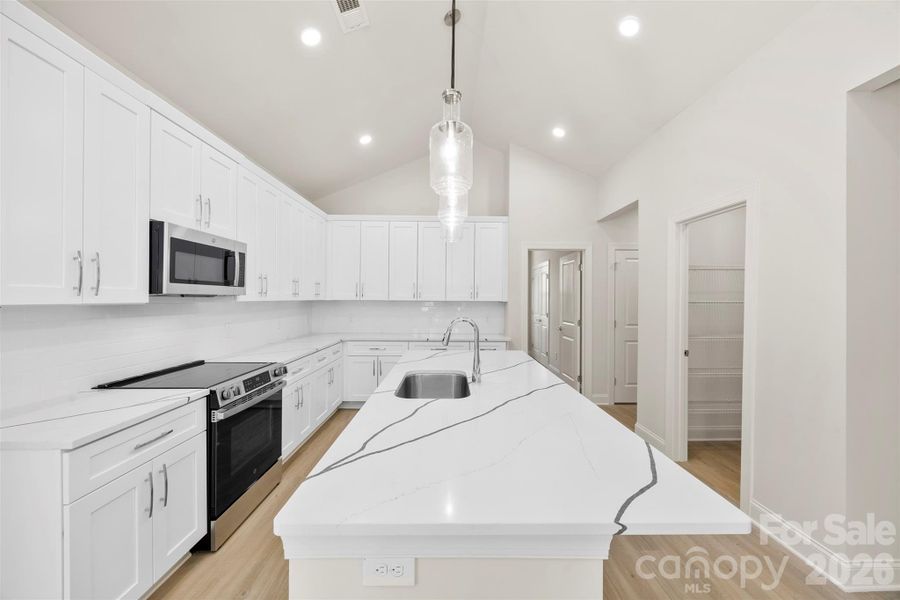 Furnished interior view inside a new home in , Statesville (Image 4).