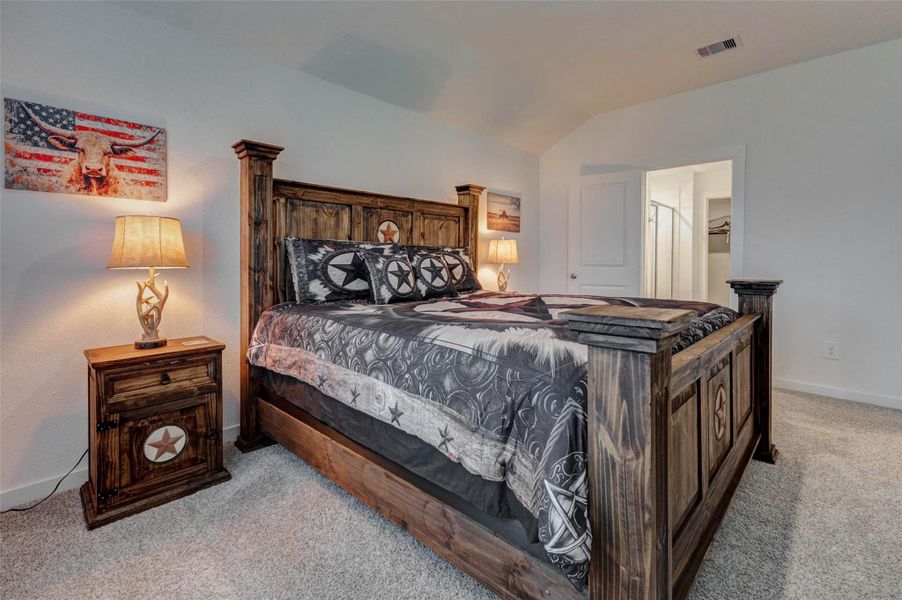 Furnished interior view inside a new home in Canterra Creek 45' and 50' Homesites, Iowa Colony (Image 17).