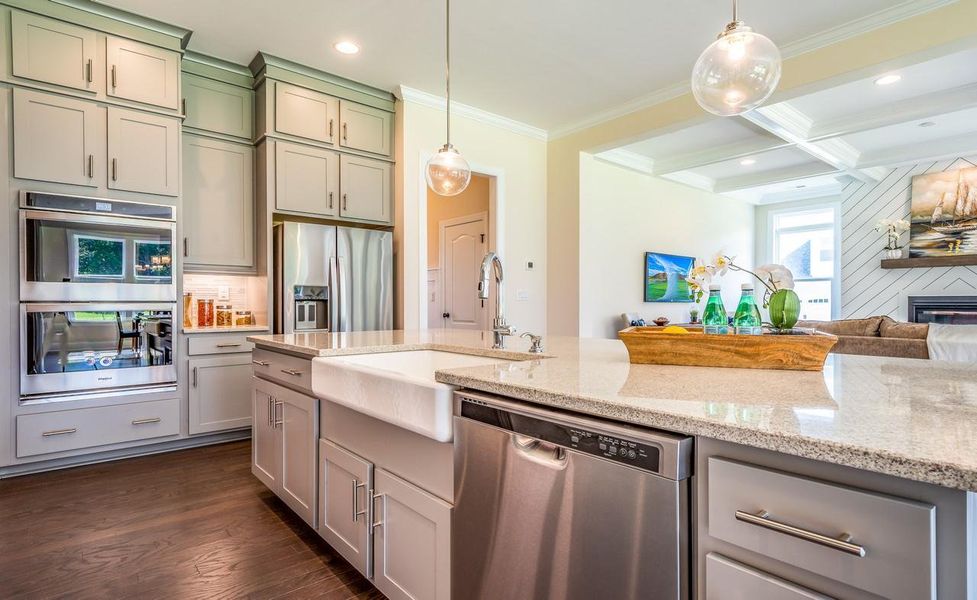 Representative furnished interior of a home built from the Columbia by Greybrook Homes in Shepherds Trace, Clover (Image 19).
