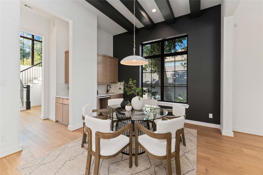 Furnished interior view inside a new home in , Houston (Image 9).