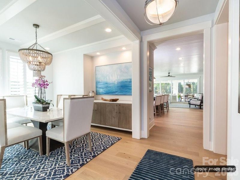 Furnished interior view inside a new home in , Davidson (Image 5).