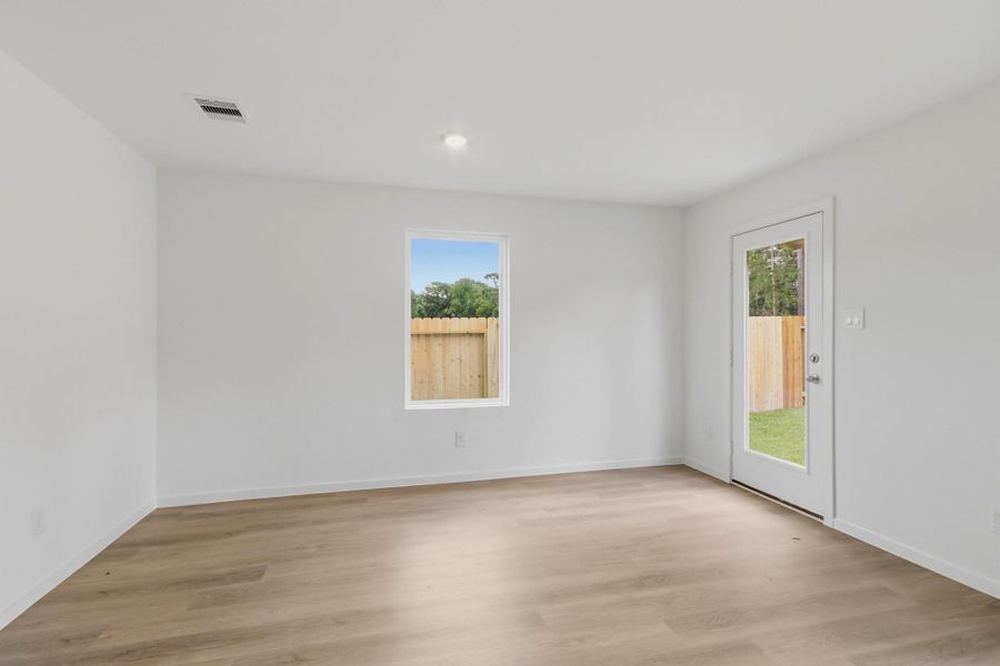 Spacious, unfurnished interior of a new home in New Waverly Station, New Waverly (Image 18). Spacious, unfurnished interior of a new home in New Waverly Station, New Waverly (Image 18).