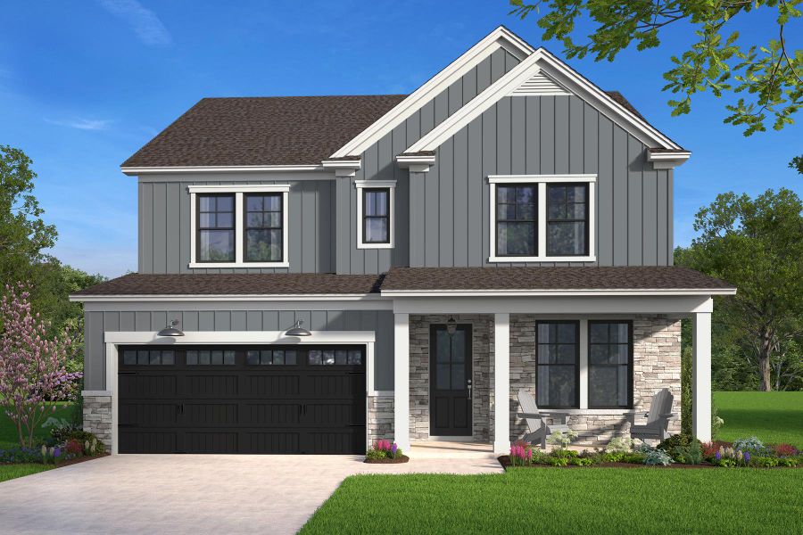 Representative exterior photo of a completed home built from the Belmont by Hunter Quinn Homes in Horry County Homes, Myrtle Beach, SC (Image 26). Representative exterior photo of a completed home built from the Belmont by Hunter Quinn Homes in Horry County Homes, Myrtle Beach, SC (Image 26).