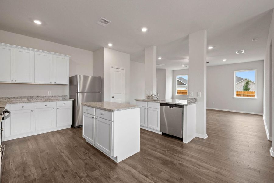 Furnished interior in a model home at Vacek Country Meadows in Richmond (Image 17). Furnished interior in a model home at Vacek Country Meadows in Richmond (Image 17).