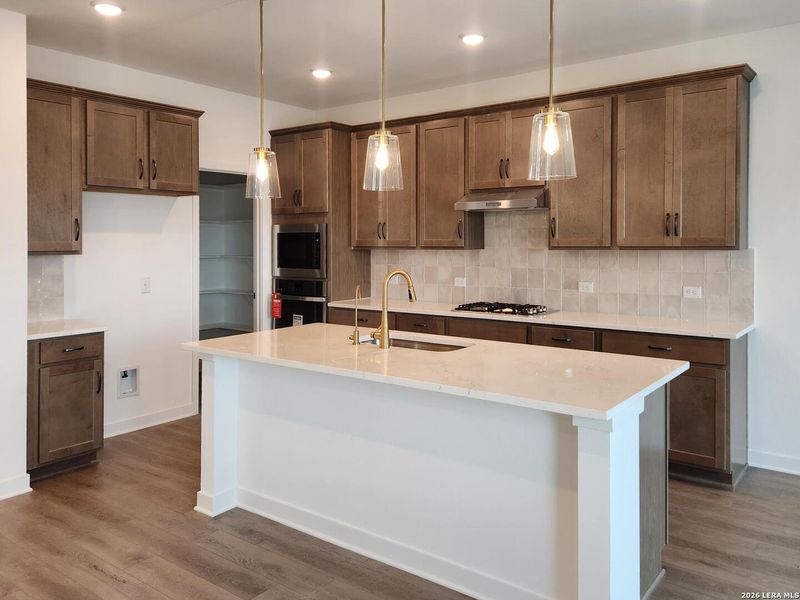 Furnished interior view inside a new home in Nopal Valley, San Antonio (Image 4).