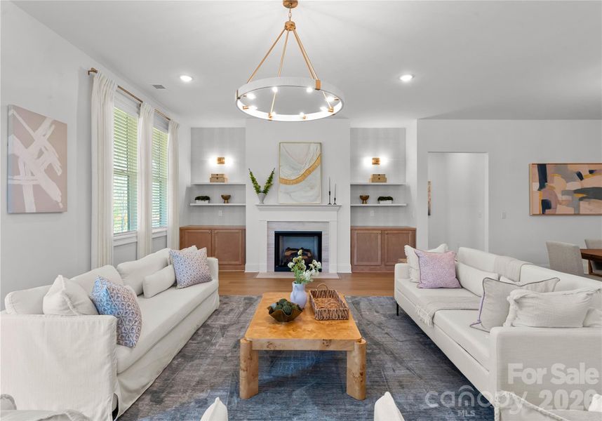 Furnished interior view inside a new home in , Locust (Image 29).