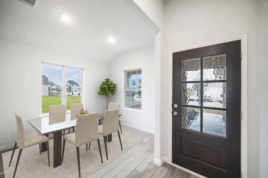 Representative furnished interior of a home built from the Hickory by Beazer Homes in Copia Pines, Montgomery (Image 8).