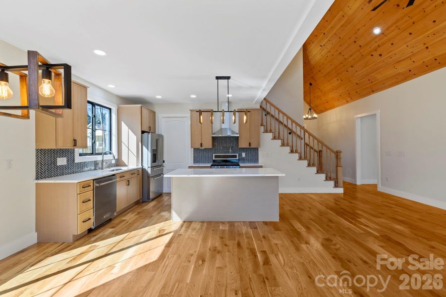 Furnished interior view inside a new home in , Hendersonville (Image 6).