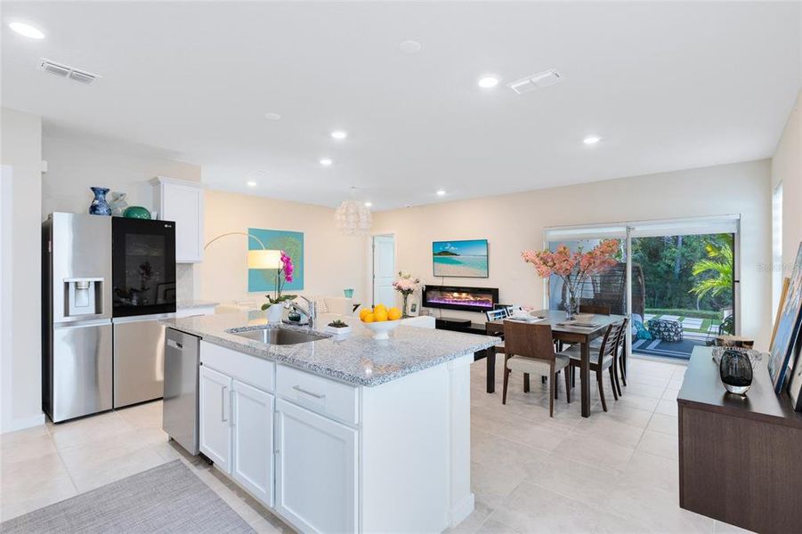 Furnished interior view inside a new home in Cypress Hammock, Kissimmee (Image 24).