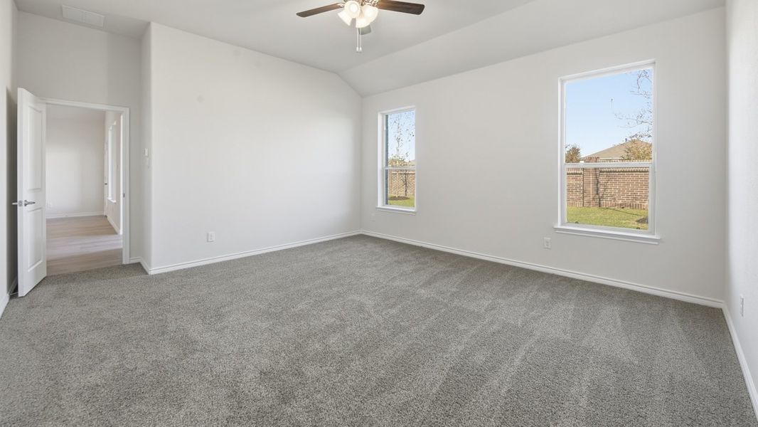 Representative unfurnished interior of a home built from the Harbour by D.R. Horton in Fireside by the Lake, Garland (Image 7). Representative unfurnished interior of a home built from the Harbour by D.R. Horton in Fireside by the Lake, Garland (Image 7).