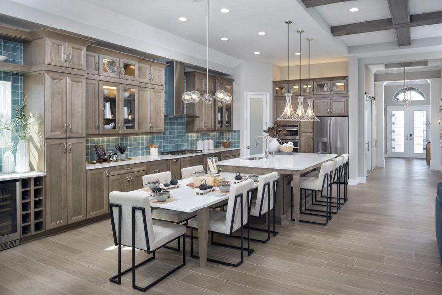 Representative furnished interior of a home built from the Biscayne II by Homes by WestBay in Oakfield, Parrish (Image 26).