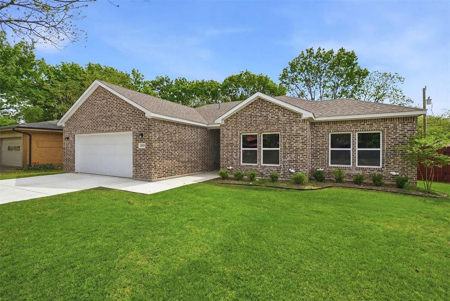 Front exterior of a new home in , Sherman, TX, highlighting curb appeal (Image 19).