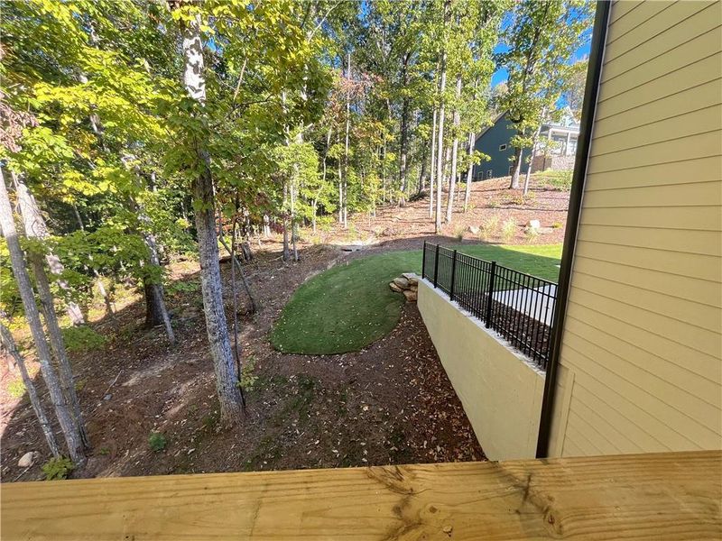 Exterior details and patio area of a home in Liberty Springs, Woodstock (Image 27). Exterior details and patio area of a home in Liberty Springs, Woodstock (Image 27).