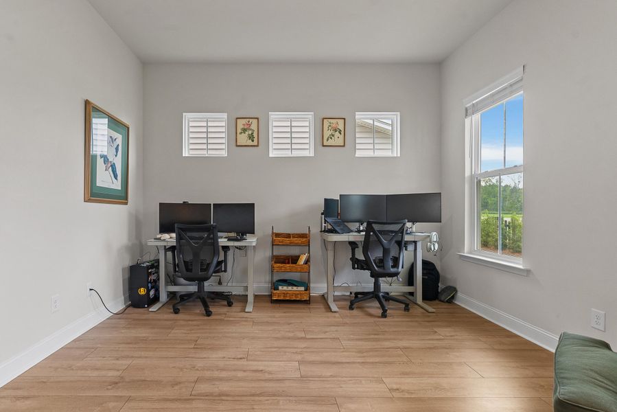 Furnished interior view inside a new home in Sweetgrass at Summers Corner, Summerville (Image 6). Furnished interior view inside a new home in Sweetgrass at Summers Corner, Summerville (Image 6).