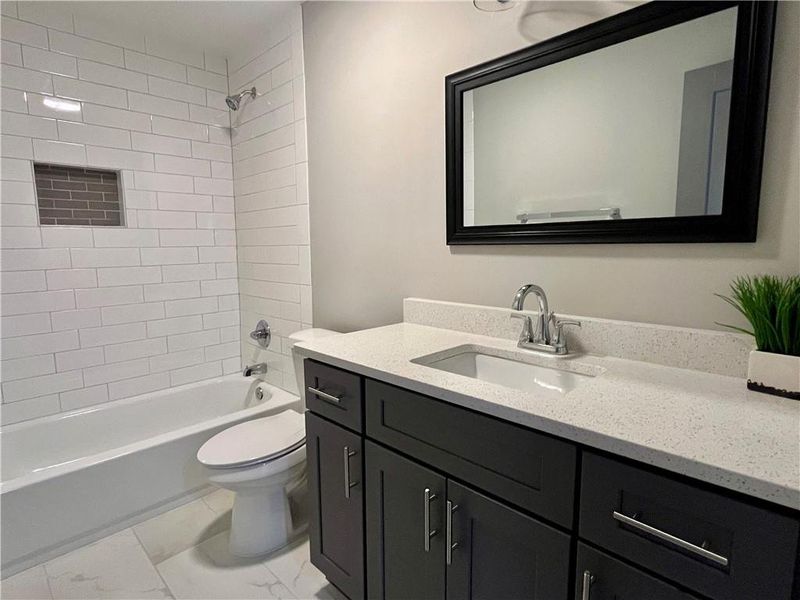 Furnished interior view inside a new home in , Atlanta (Image 6).